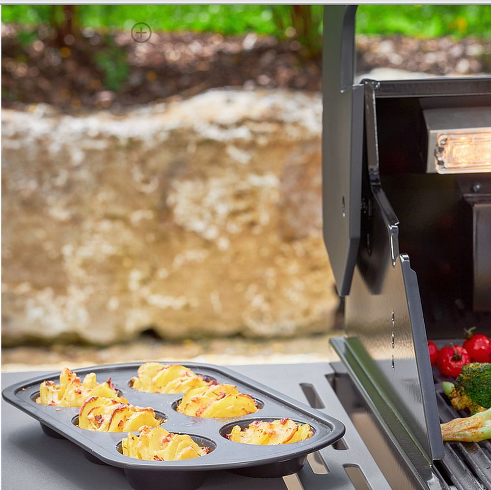 Rösle Barbecue-Brat- und Backform aus Stahlblech